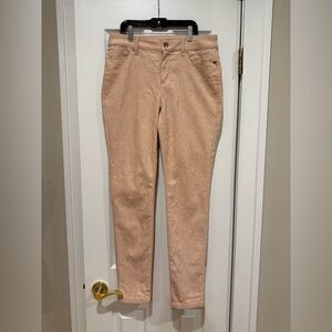 Chico’s Blush Pink Jacquard Lace Textured Jeggings Size 0 or 4